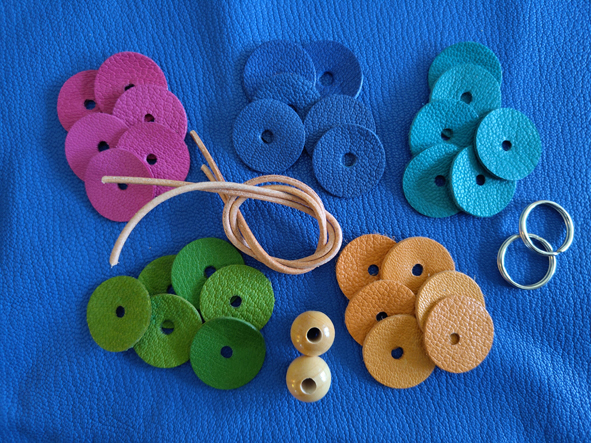 Schlüsselanhänger DIY-Set lederprodukte für Kinder und Erwachsene -Schlüsselanhänger